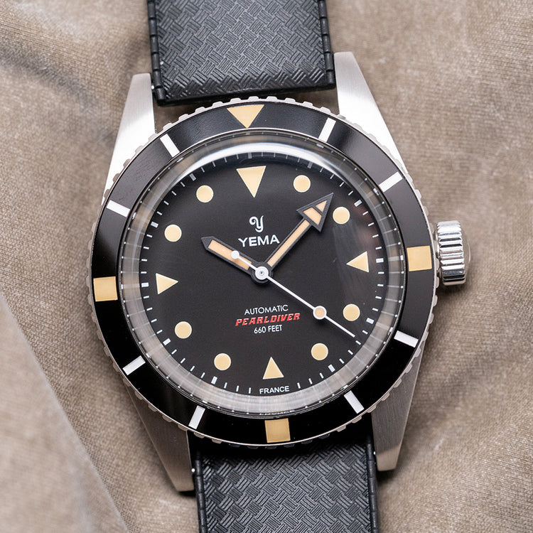 2026 YEMA Pearl Diver Automatic 38mm on Strap YCL1-MR