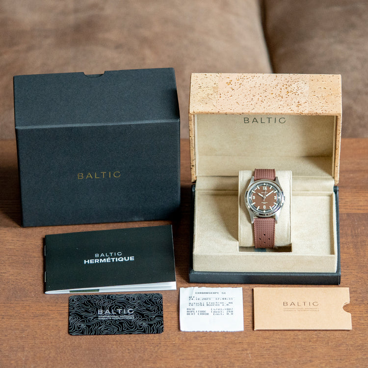 2023 Baltic Hermétique Tourer Brown 37mm Automatic