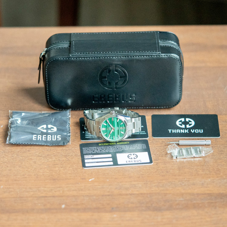2024 Erebus Ascent Malachite Dial 39mm Automatic