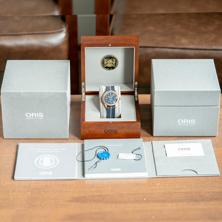 2022 Oris Carl Brashear Cal. 401 40mm Limited Edition Bronze