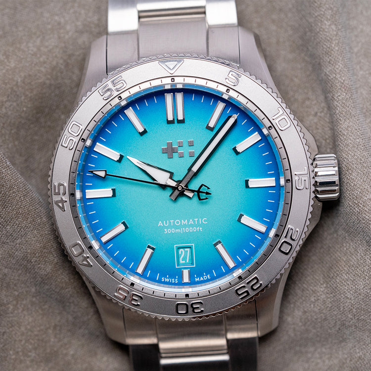 2024 Christopher Ward C60 Atoll 300 Reef Blue Automatic 40mm