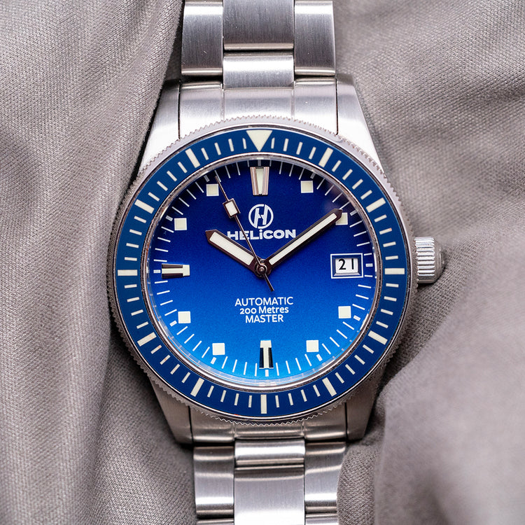 2025 Helicon Master 62 Dive Watch Ultramarine MbE 38.5mm