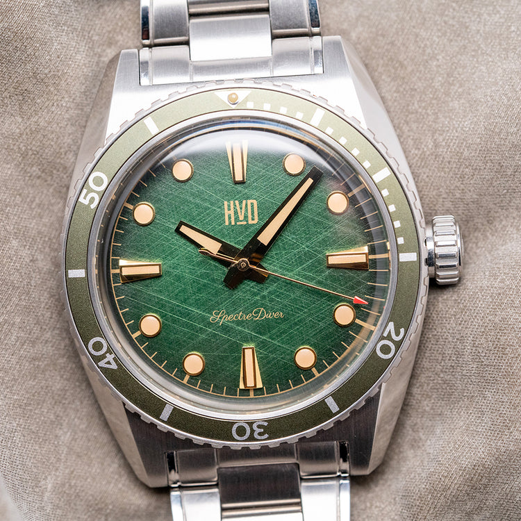 2022 HVD SpectreDiver Emerald Manual Limited Edition 40mm