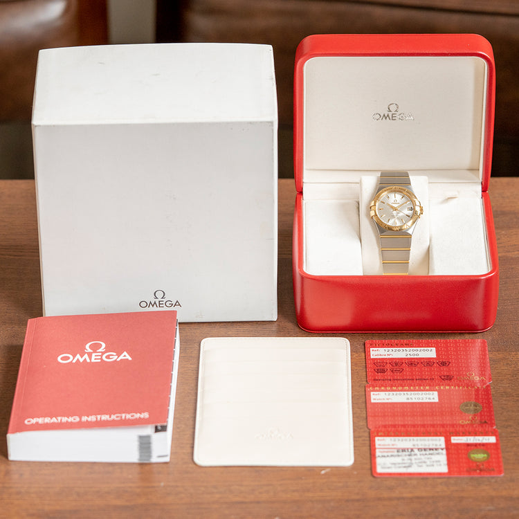 2011 Omega Constellation Co-Axial Steel & Gold 35mm 123.20.35.20.02.002