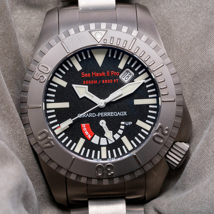2008 Girard Perregaux Sea Hawk II Pro Titanium 3000M 44mm 49940