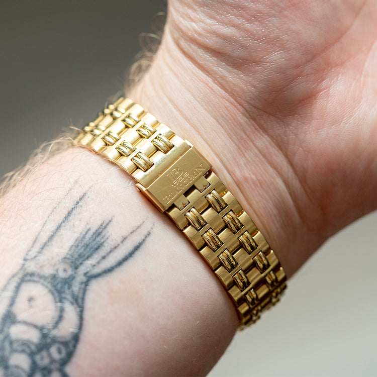 1990s Blancpain Villeret Moonphase Tiffany & Co 18ct Gold - vault