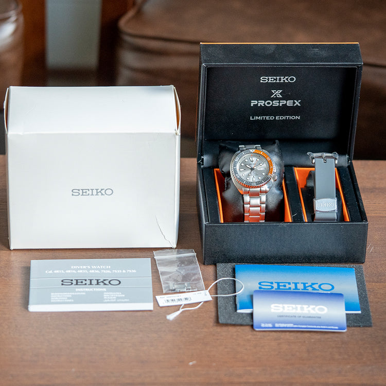 2018 Seiko Prospex Turtle "Grey Dawn" Limited Edition SRPD0K1