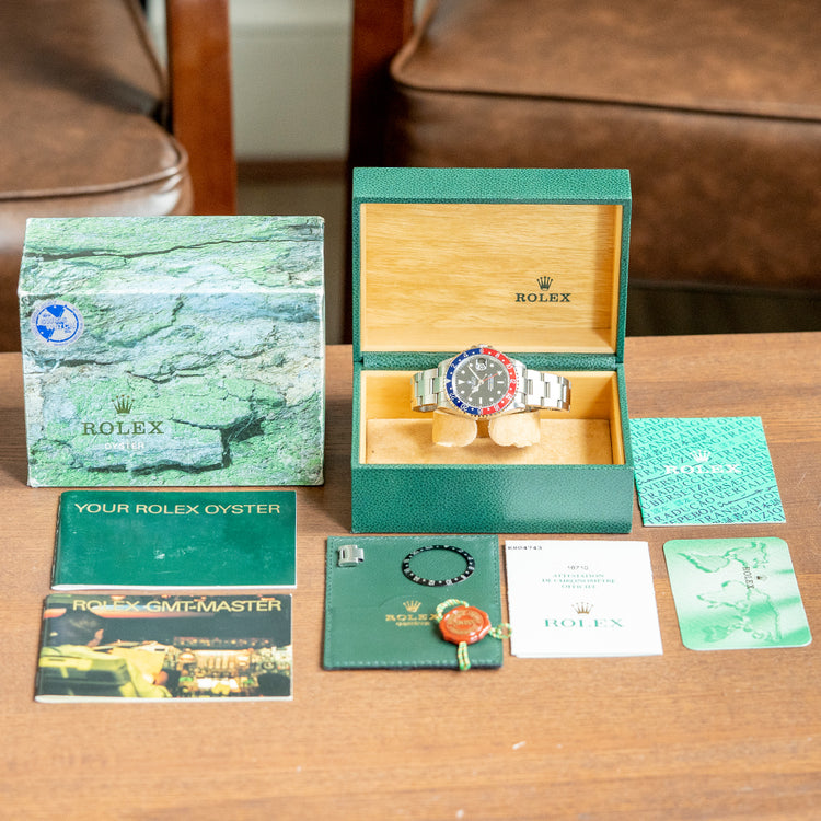 2002 Rolex GMT-Master II "Pepsi" 16710 Box & Papers