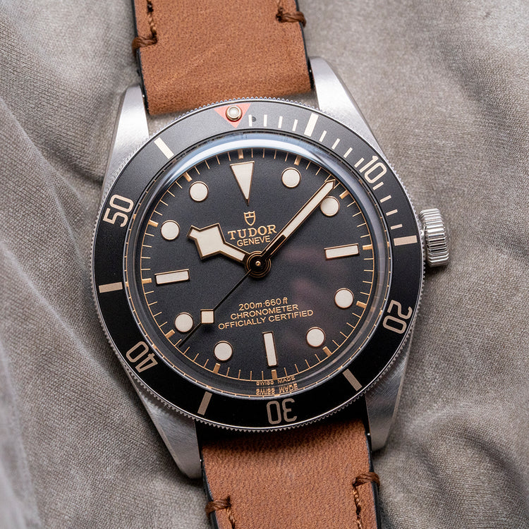 2023 Tudor Black Bay 58 Black on Strap 79030N