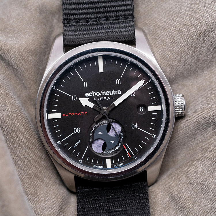 2022 Echo/Neutra Averau 39mm Moon Phase Black
