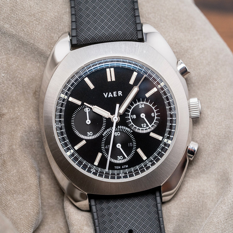 2024 Vaer R1 Quartz Chronograph Black 42mm