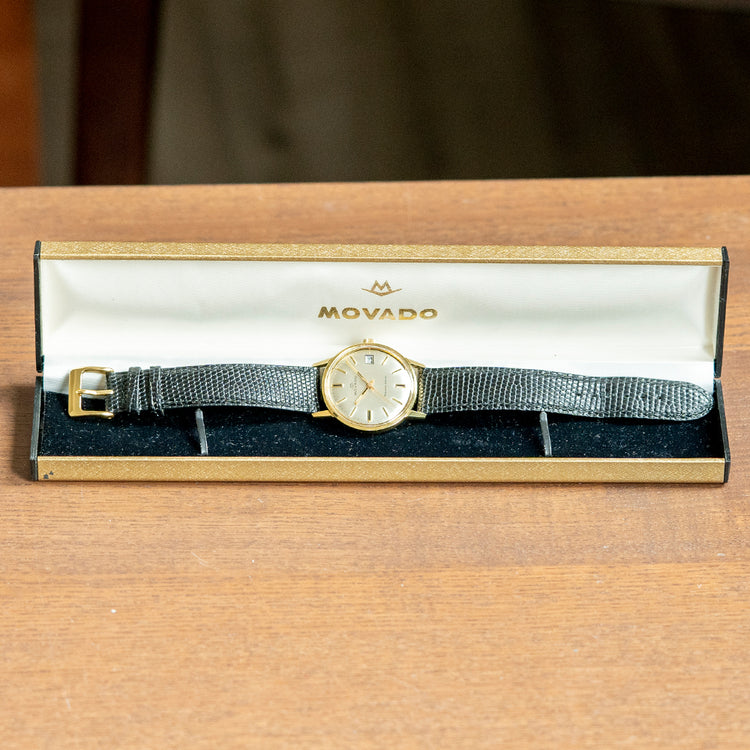 1970s Near New Old Stock Movado Tempo-Matic Date 34mm