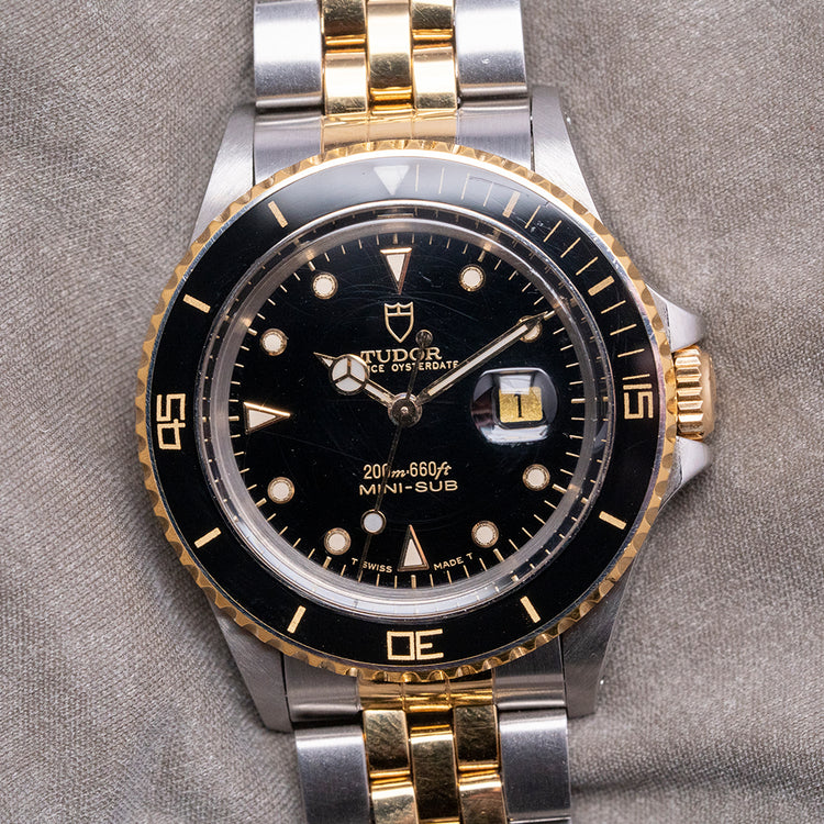 1995 Tudor Prince Oysterdate Mini-Sub Steel & Gold 73091