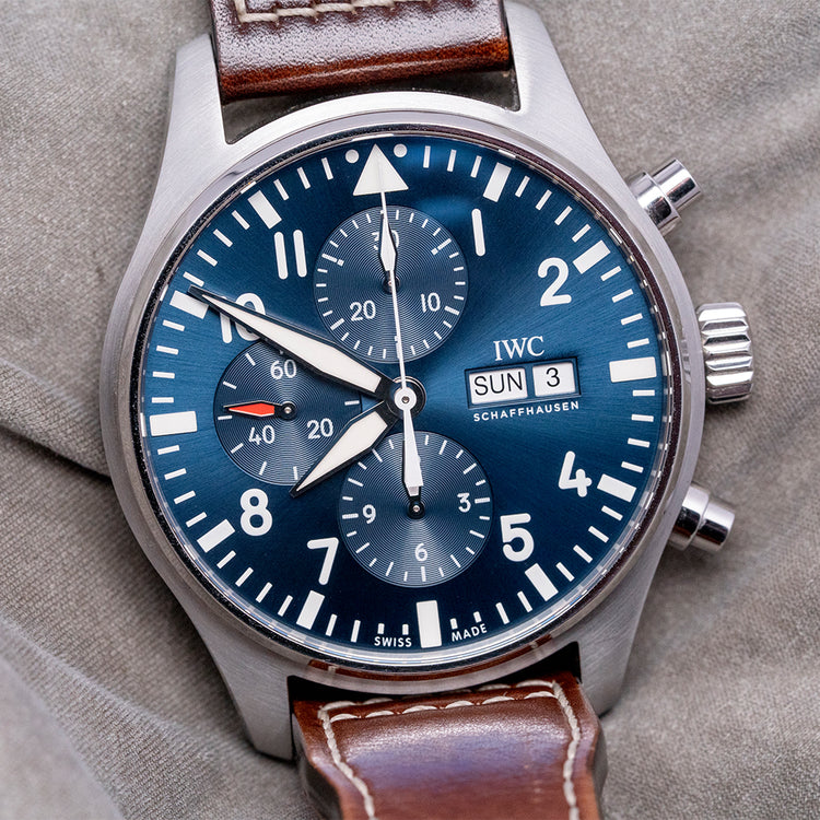 2017 IWC Pilot's Chronograph 'Le Petit Prince' Blue 43mm IW377714
