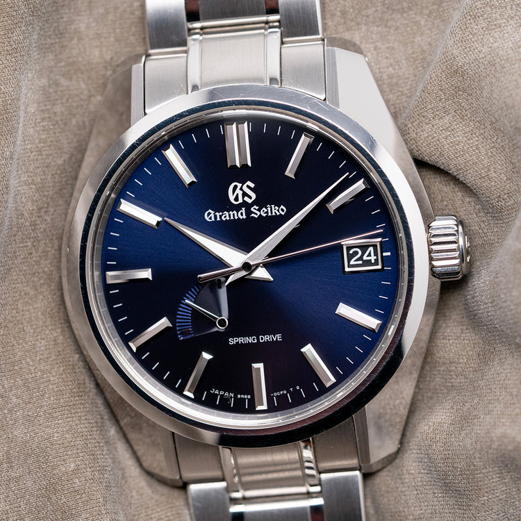 2021 Grand Seiko Heritage Spring Drive Blue 40mm SBGA375