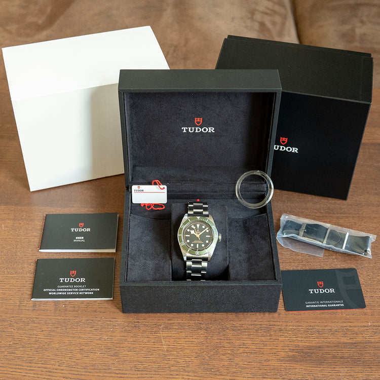 2022 Tudor Black Bay "Harrods" Green 79230G Like-New