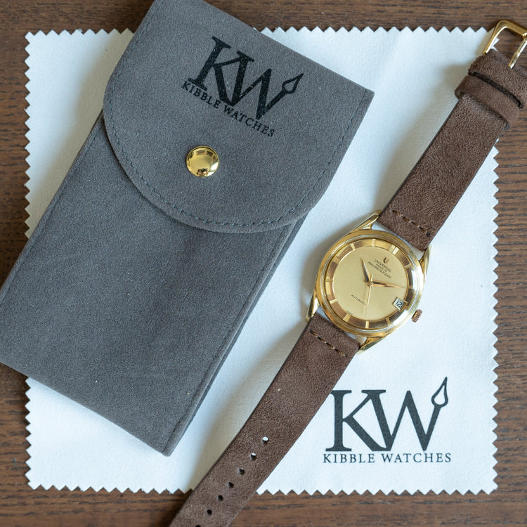 1960s Universal Geneve Polerouter Date Automatic 18ct Yellow Gold