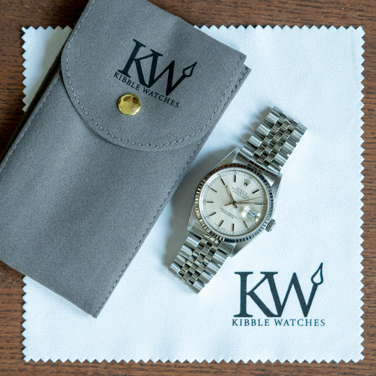 1991 Rolex Datejust 36mm Silver Roman Dial 16234