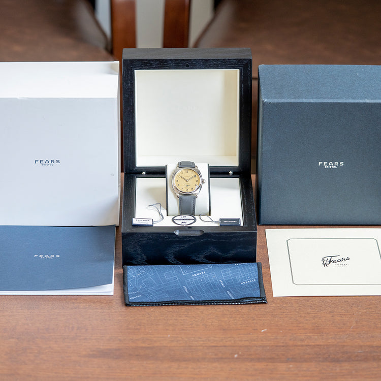 2022 Fears Brunswick 38mm Champagne Dial Open Back