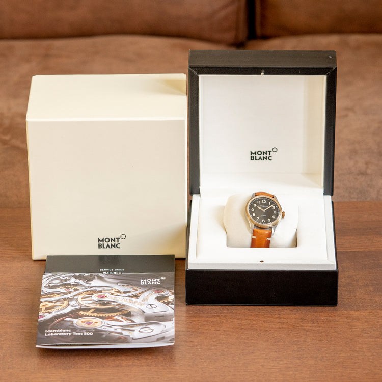 2024 Montblanc 1858 40mm Steel & Bronze Bezel 117833