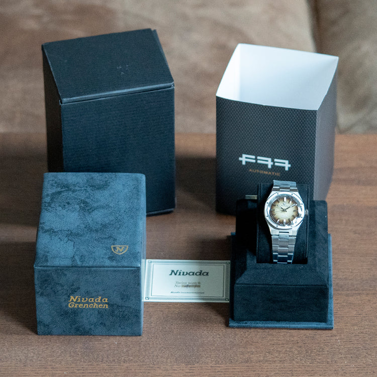 Stickered 2023 Nivada F77 Brown Smoked No Date Auto