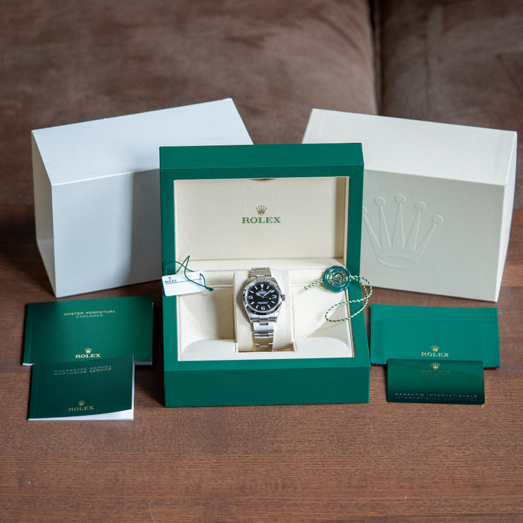 2023 Rolex Explorer 1 36mm 124270 Box & Papers