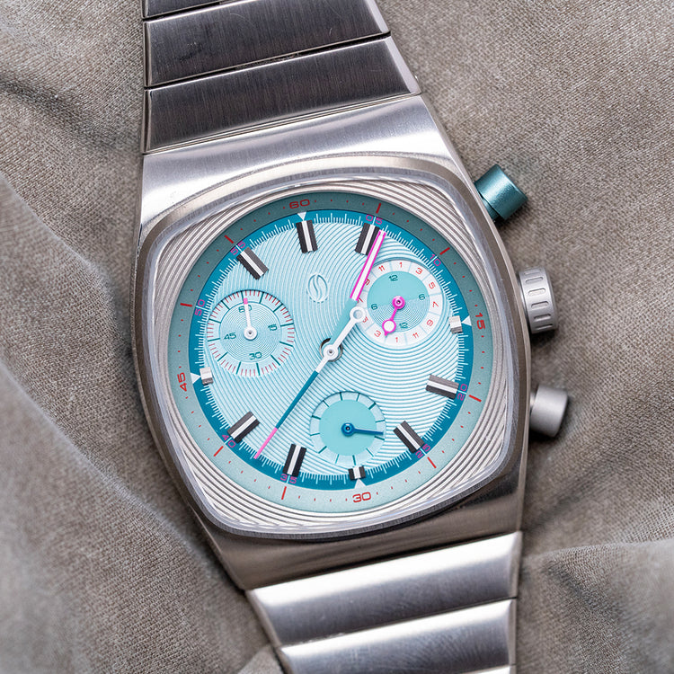 2023 Brew x Worn & Wound Metric Chrono Regulator Sky Blue