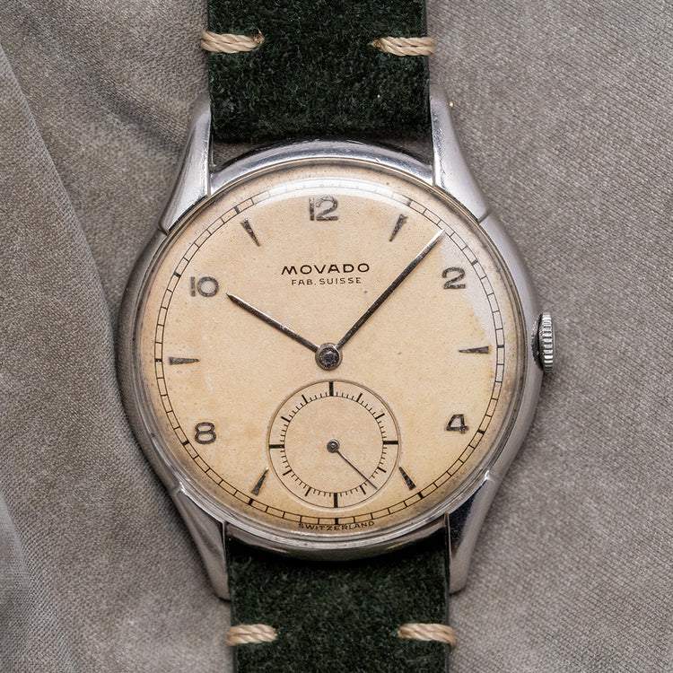 1950s Movado Fab Suisse Oversized 35mm "Calatrava"