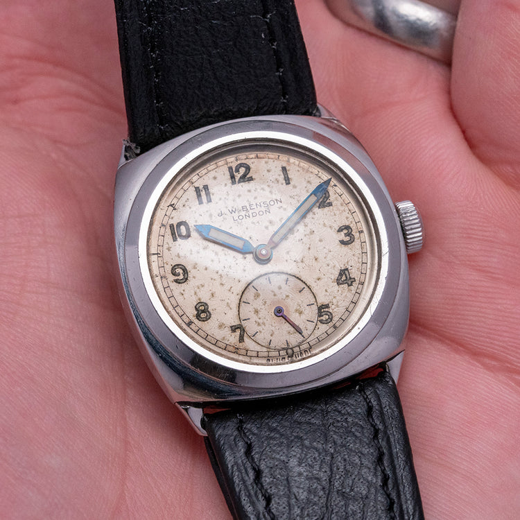 1930s JW Benson Hermetic Cushion Case 21019