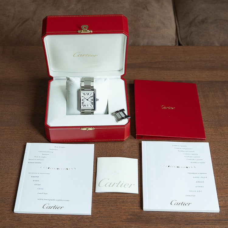 2010s Cartier Tank Solo XL Automatic 31mm on Bracelet