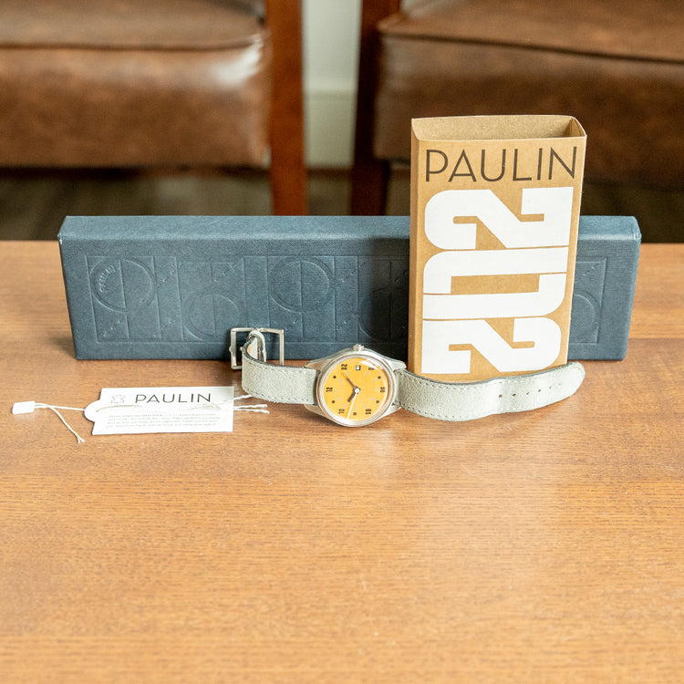 2021 Paulin Neo B Orange Dial with Date Automatic