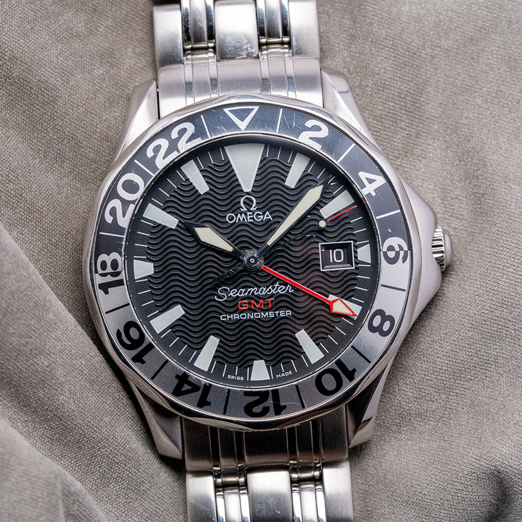 1999 Omega Seamaster GMT 50th Anniversary 41mm 2534.50