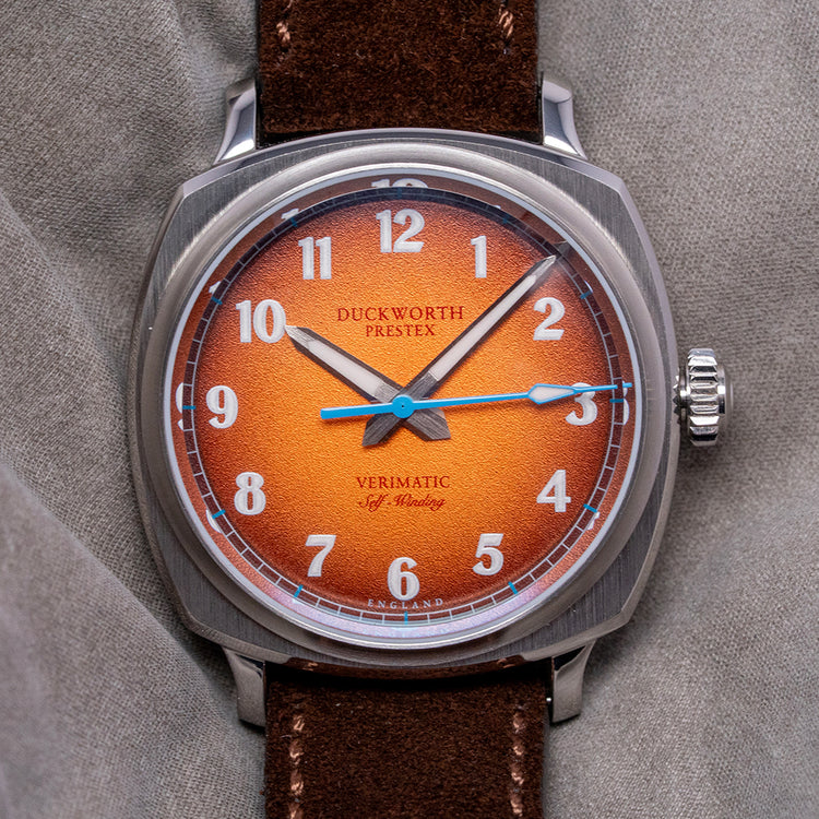2023 Duckworth Prestex Vernimatic Orange Fume Limited 39mm