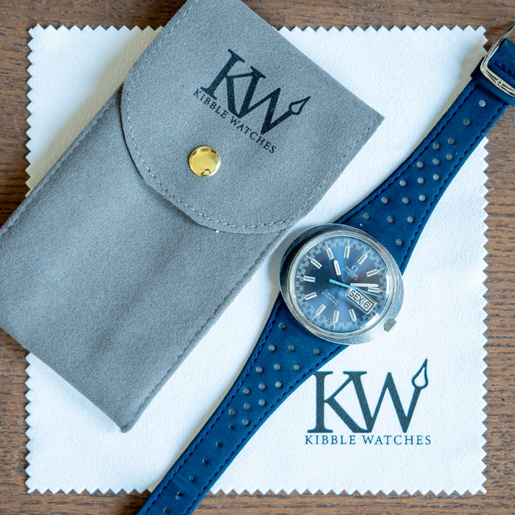 1969 Omega Dynamic Day Date Automatic Blue Racing 166.079