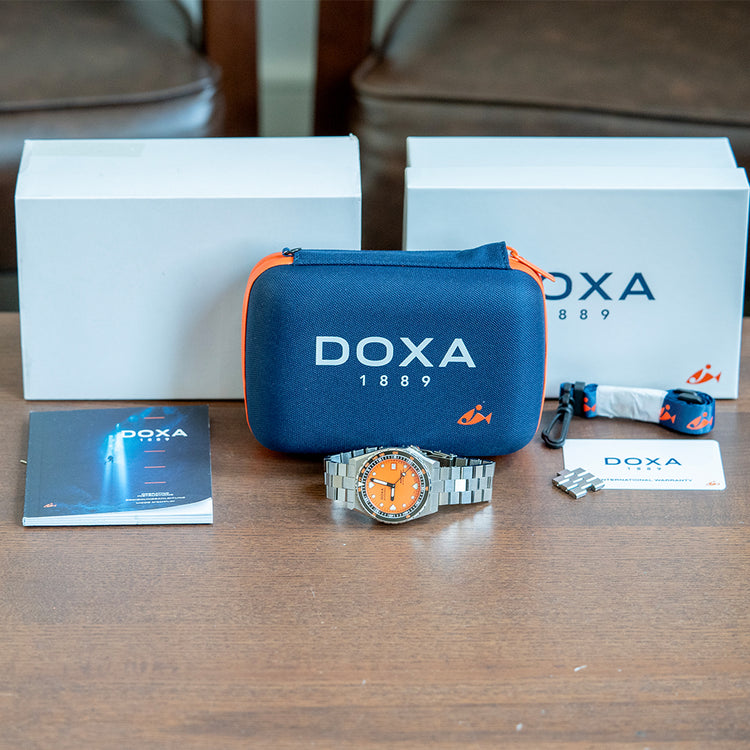 2024 Doxa SUB 600T 40mm Orange Dial 861.10.351.10