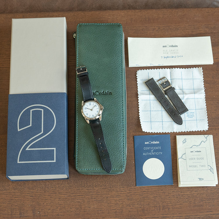 2020 AnOrdain Model 2 White Enamel "Medium" Manual