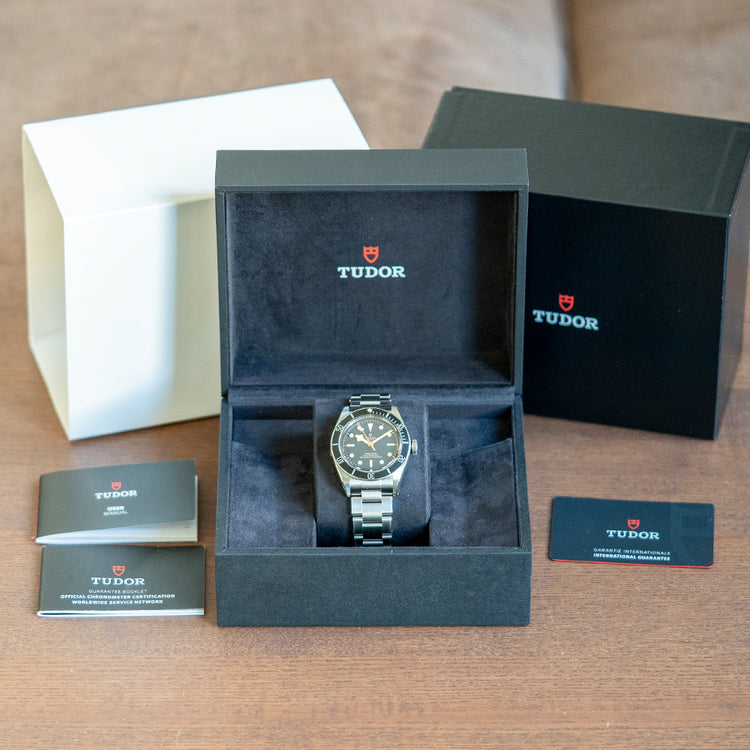 Stickered 2023 Tudor Black Bay 41mm Black on Bracelet 79230N