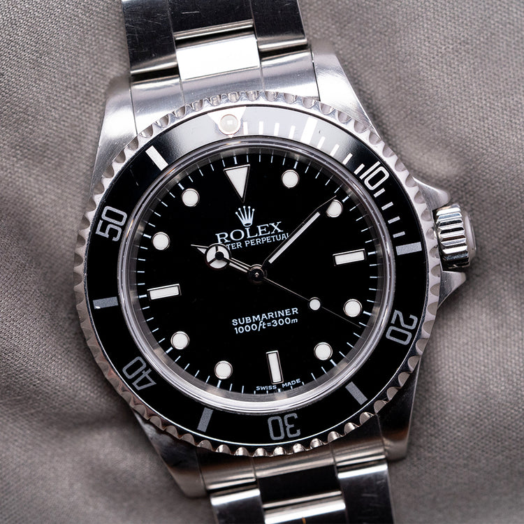 2002 Rolex Submariner No-Date "2 Liner" 40mm 14060M