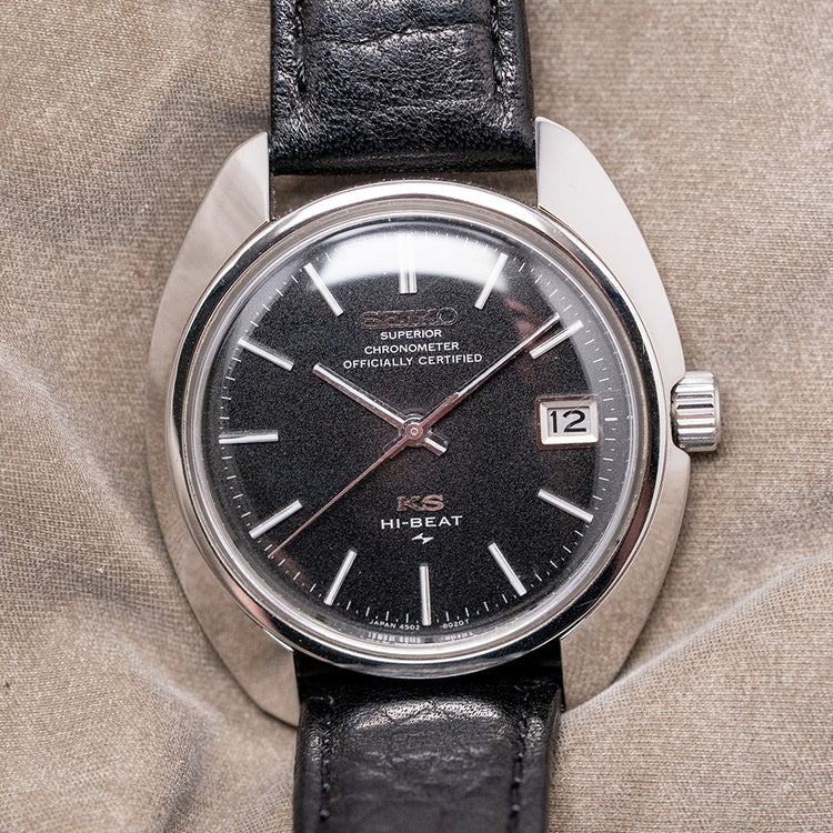 1970 Seiko 'Superior' King Seiko Hi-Beat 37mm Black Dial 4502-8010