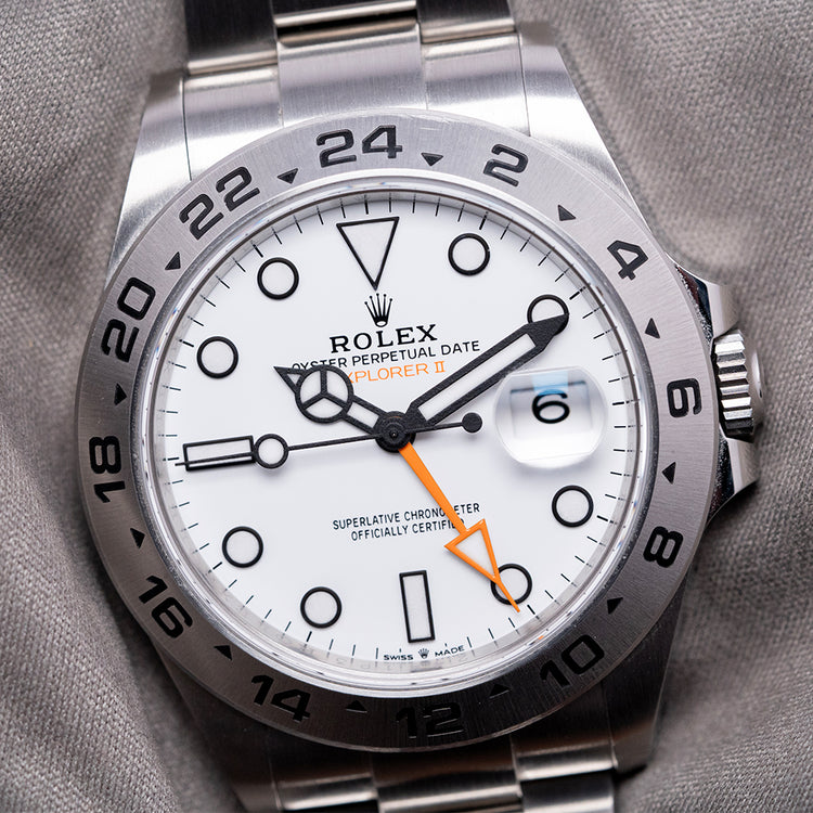 2022 Rolex Explorer II Polar White Dial 42mm on Bracelet 226570