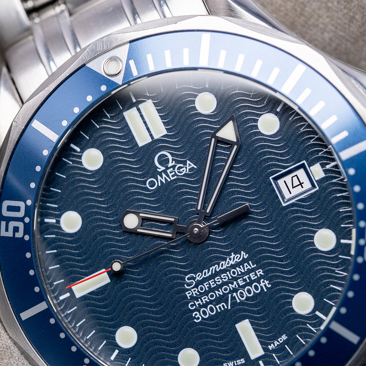 2001 Omega Seamaster Diver 300M Blue Auto 2531.80 41mm