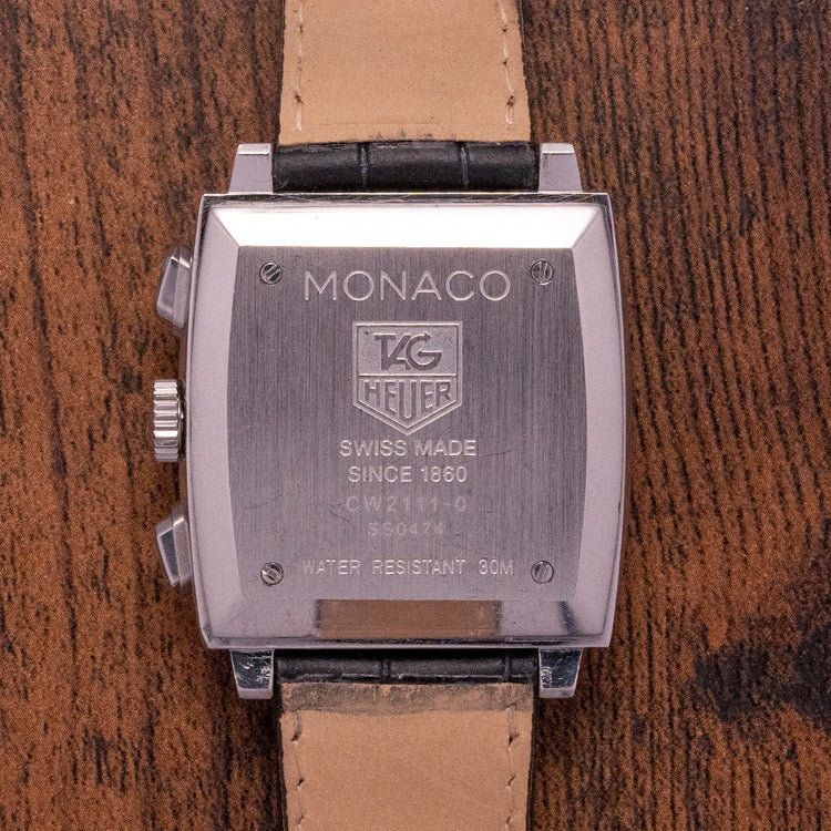 2004 TAG Heuer Monaco Black Automatic CW2110-0