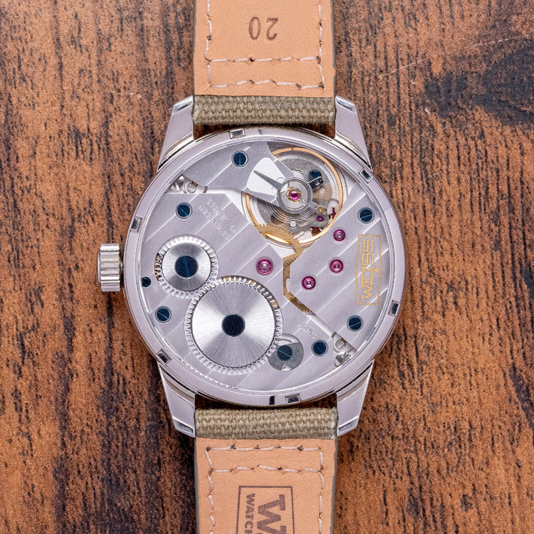 NOS 2014 Weiss Standard Issue Field Watch 'LA Dial' 42mm