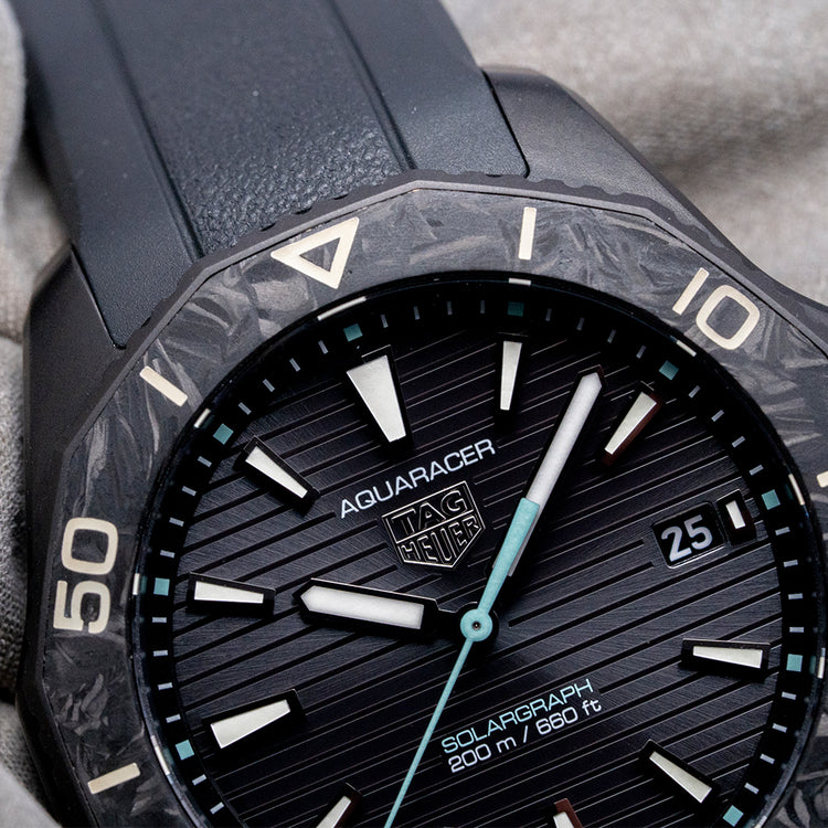2023 TAG Heuer Aquaracer Solargraph Black DLC 40mm