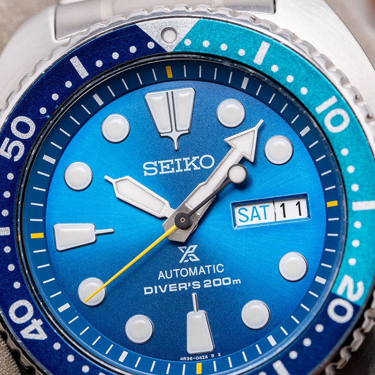 2017 Seiko Prospex "Blue Lagoon" Turtle Limited 44.5mm SRPB11K1