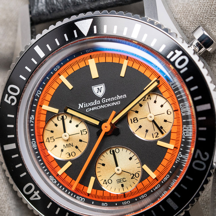 2024 Nivada Chronoking “Paul Newman” Orange 38mm