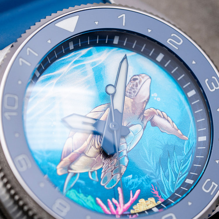 2025 Islander Automatic Blue 'Turtle' Dive Watch 43mm #ISL-301