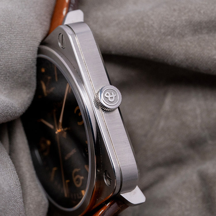 2018 Bell & Ross BR S-92 Golden Heritage BRS92-G-HE-ST 39mm