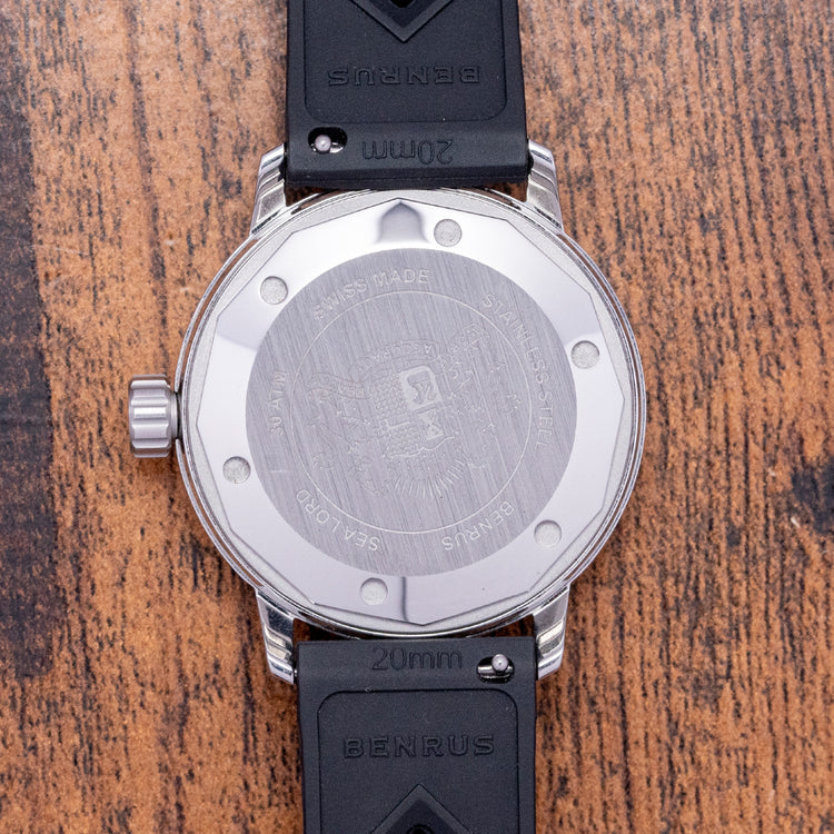 2023 Benrus Sea Lord Classic Diver Black Automatic 39mm