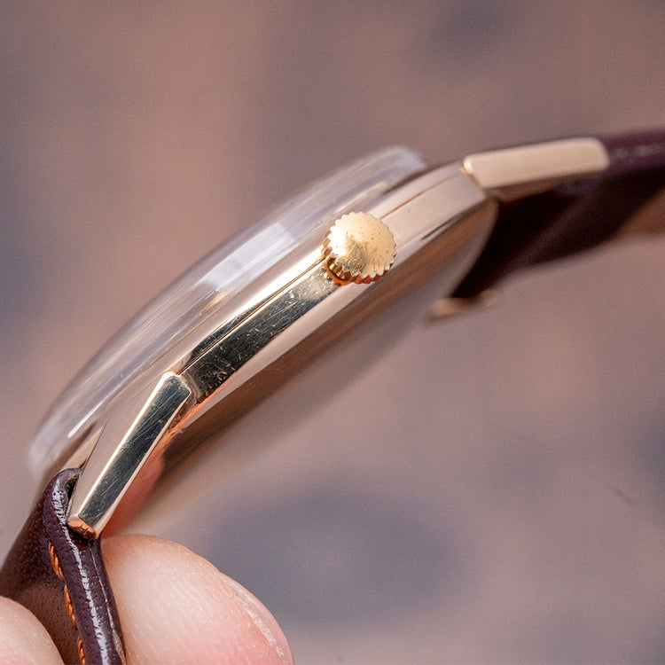 1962 Tudor Royal 9ct Gold Linen Dial 32mm Mechanical